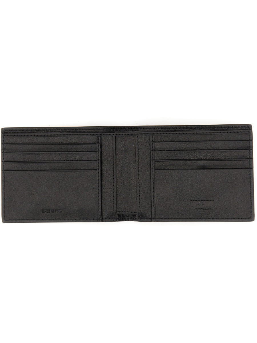 MOSCHINO COUTURE Mini Wallet with Logo for Men