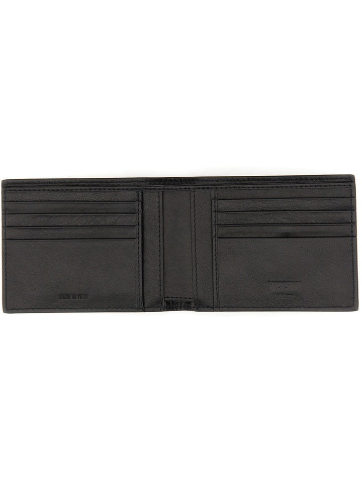 MOSCHINO COUTURE Mini Wallet with Logo for Men