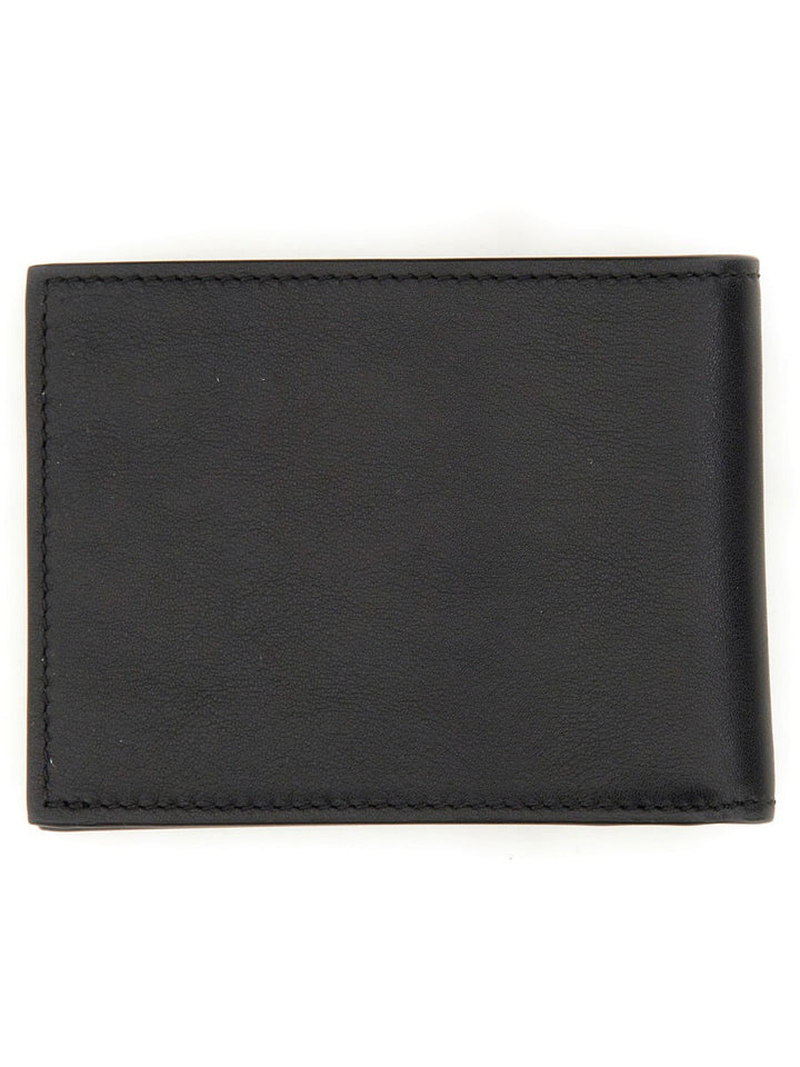 MOSCHINO COUTURE Mini Wallet with Logo for Men