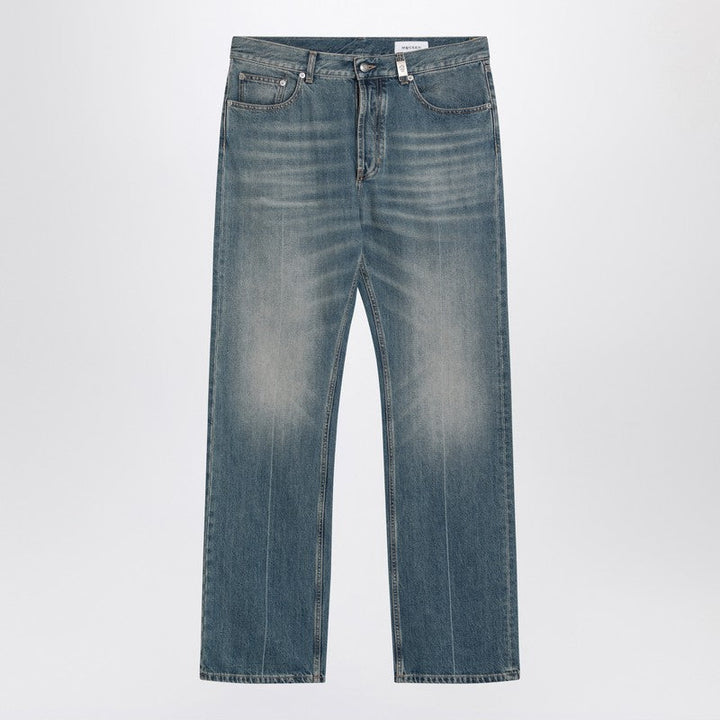 Alexander Mcqueen Faded Blue Jeans Men