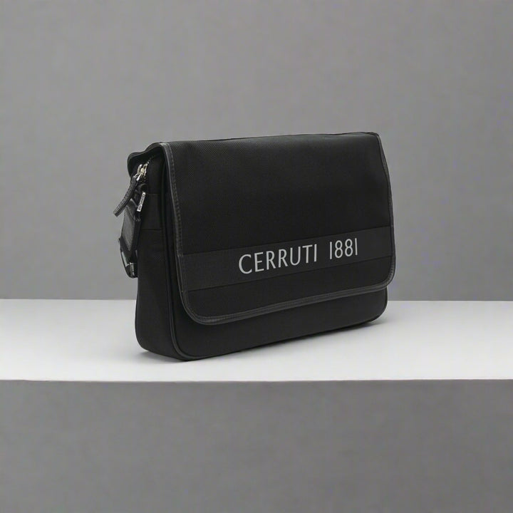 Cerruti 1881 men's black Crossbody Bags