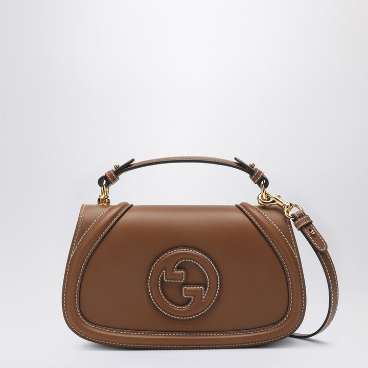 Gucci Blondie Small Shoulder Bag Brown Women
