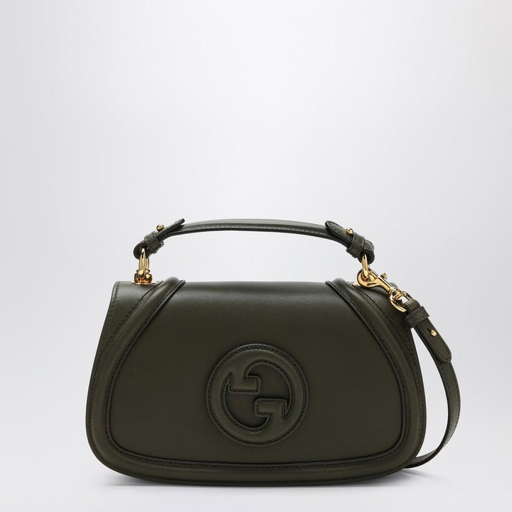 Gucci Blondie Small Shoulder Bag Dark Green Women