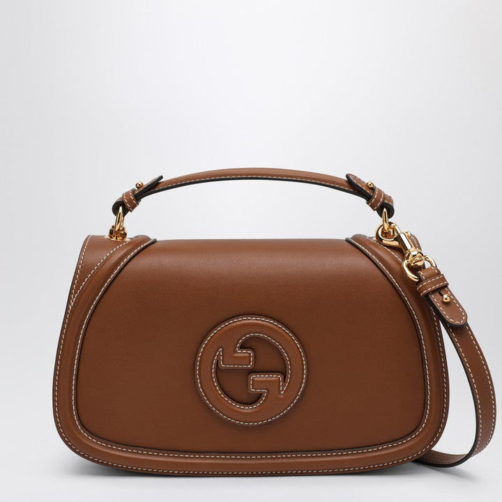 Gucci Mini Blondie Brown Shoulder Bag Women