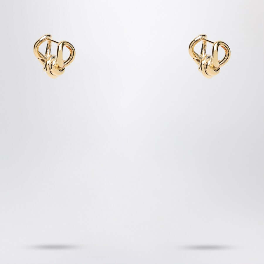 Bottega Veneta Women Gold-Plated Sterling Silver Knot Earrings