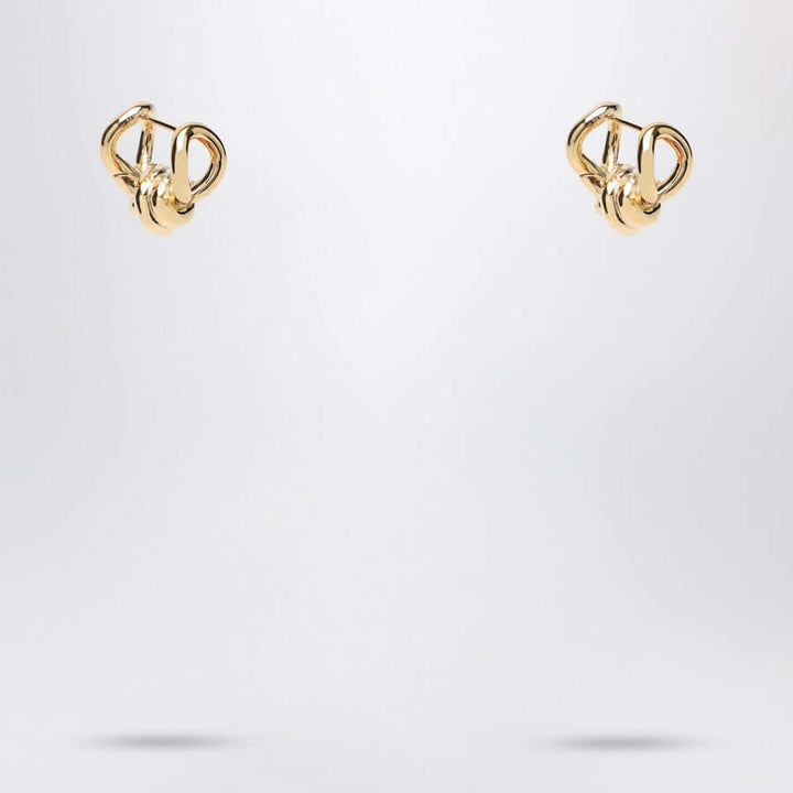 Bottega Veneta Women Gold-Plated Sterling Silver Knot Earrings
