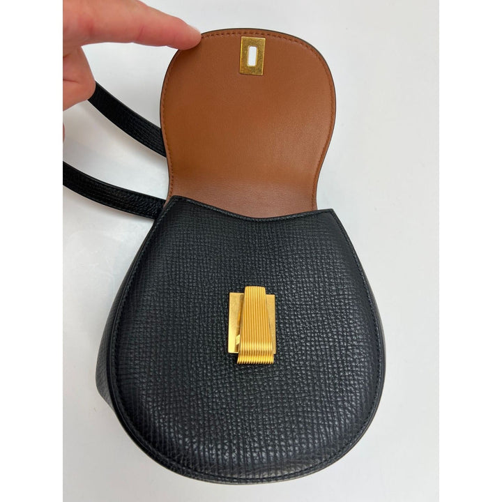 Bottega Veneta Palmellato black calfskin belt waist bag – STORE 7994
