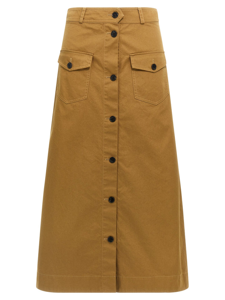 Saint Laurent Women Midi Skirt