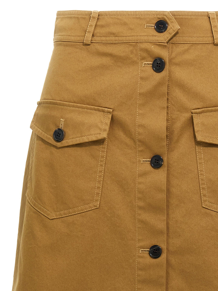 Saint Laurent Women Midi Skirt