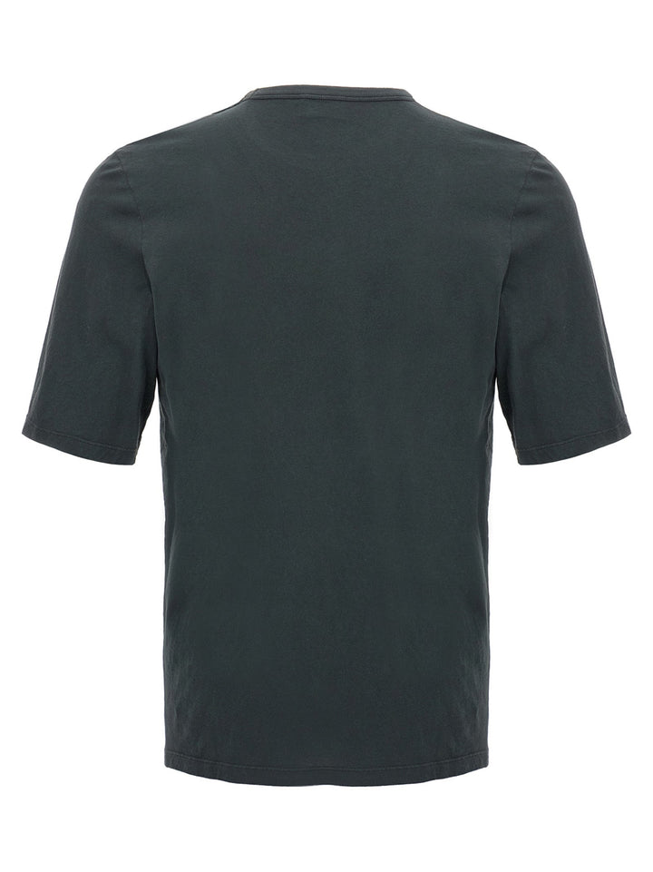 Saint Laurent Men Logo Embroidery T-Shirt