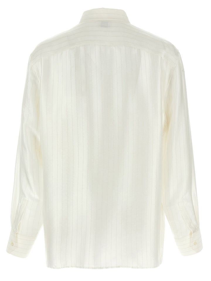 Saint Laurent Men Striped Shirt