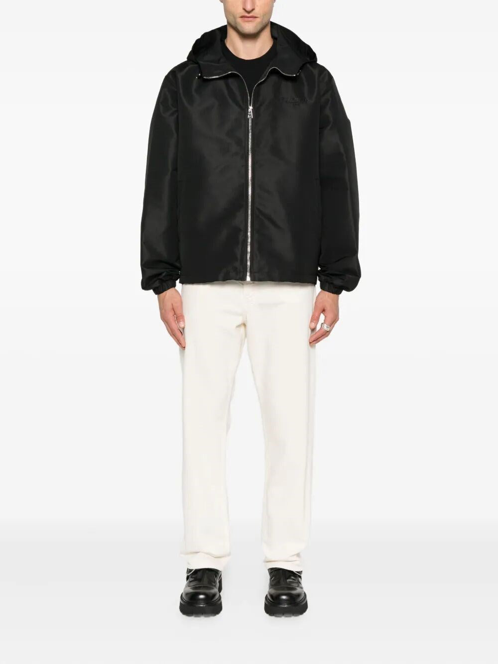 Givenchy Men `Polyfaille` Hoodie Windbreaker