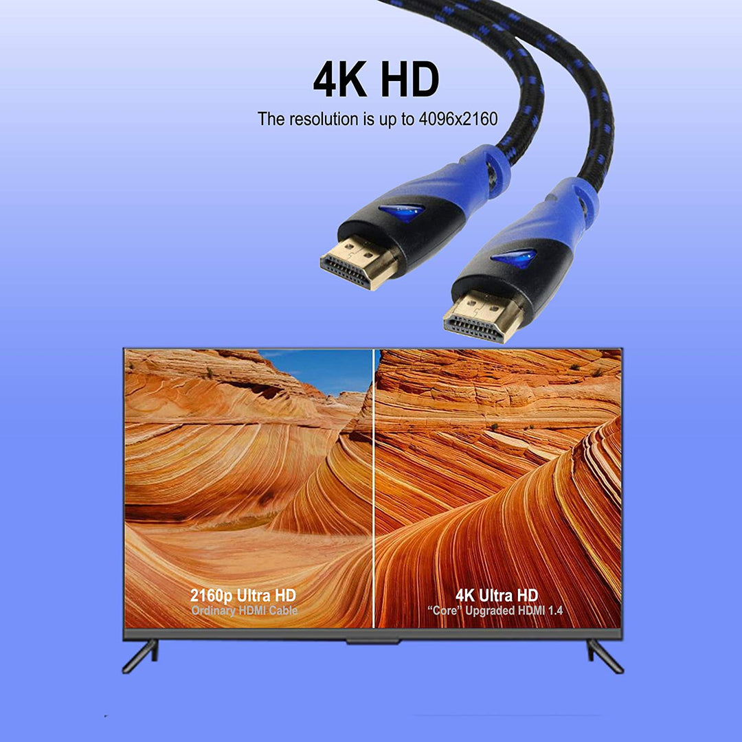 Silarius HDMI Cable (15 Feet) Ultra HDMI 2.0V Support 4K 2160P, 1080P, 3D, Audio Return and Ethernet - 1 Pack 15&