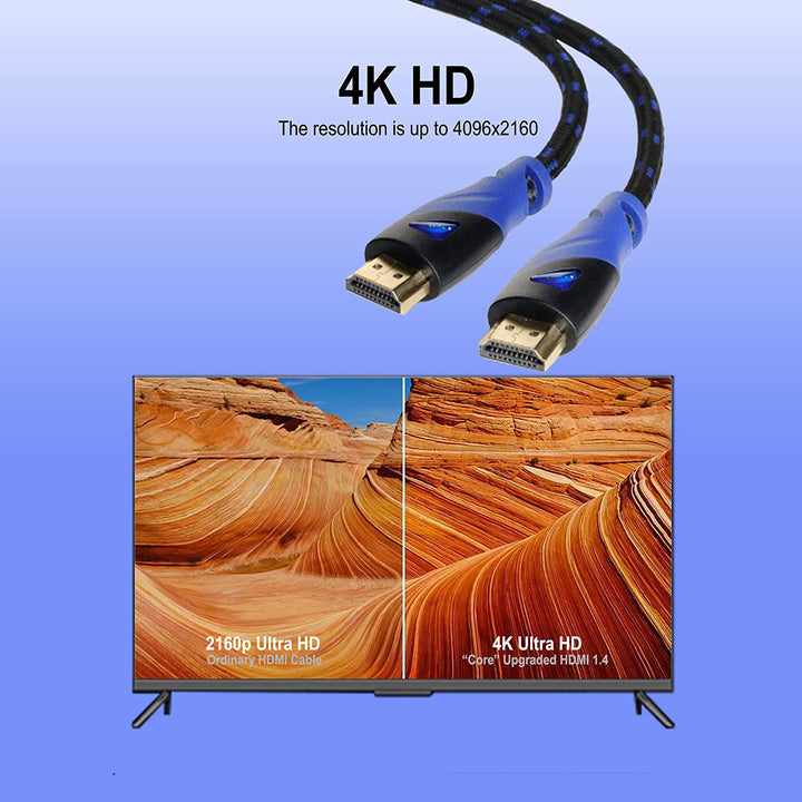 Silarius HDMI Cable (15 Feet) Ultra HDMI 2.0V Support 4K 2160P, 1080P, 3D, Audio Return and Ethernet - 1 Pack 15&