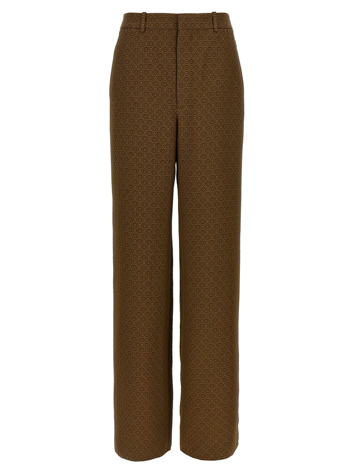 Saint Laurent Women 'Medaglioni' Twill Pants