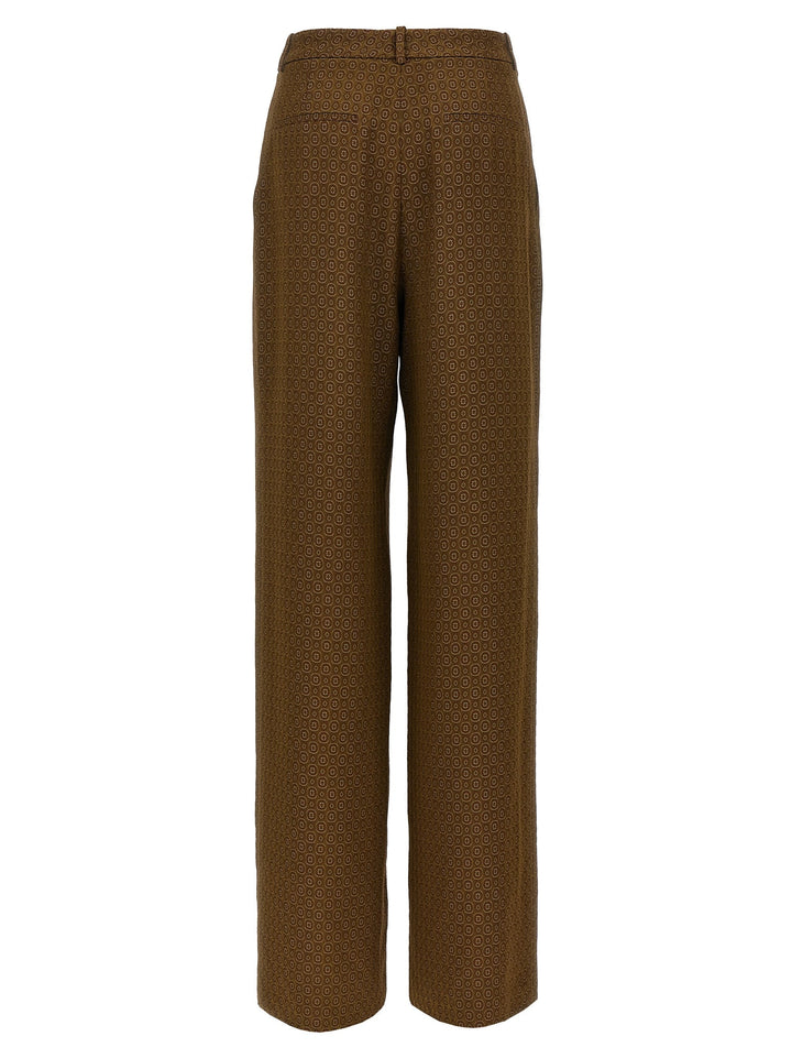 Saint Laurent Women 'Medaglioni' Twill Pants