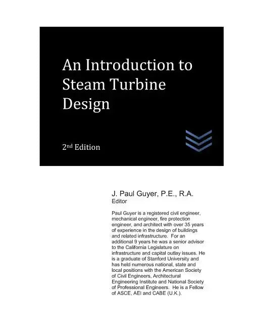 An Introduction to Steam Turbine Design - Paperback