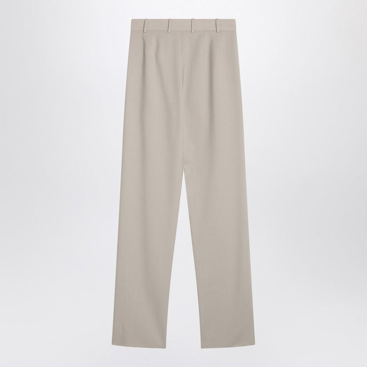 Saint Laurent Beige Wool Trousers Women