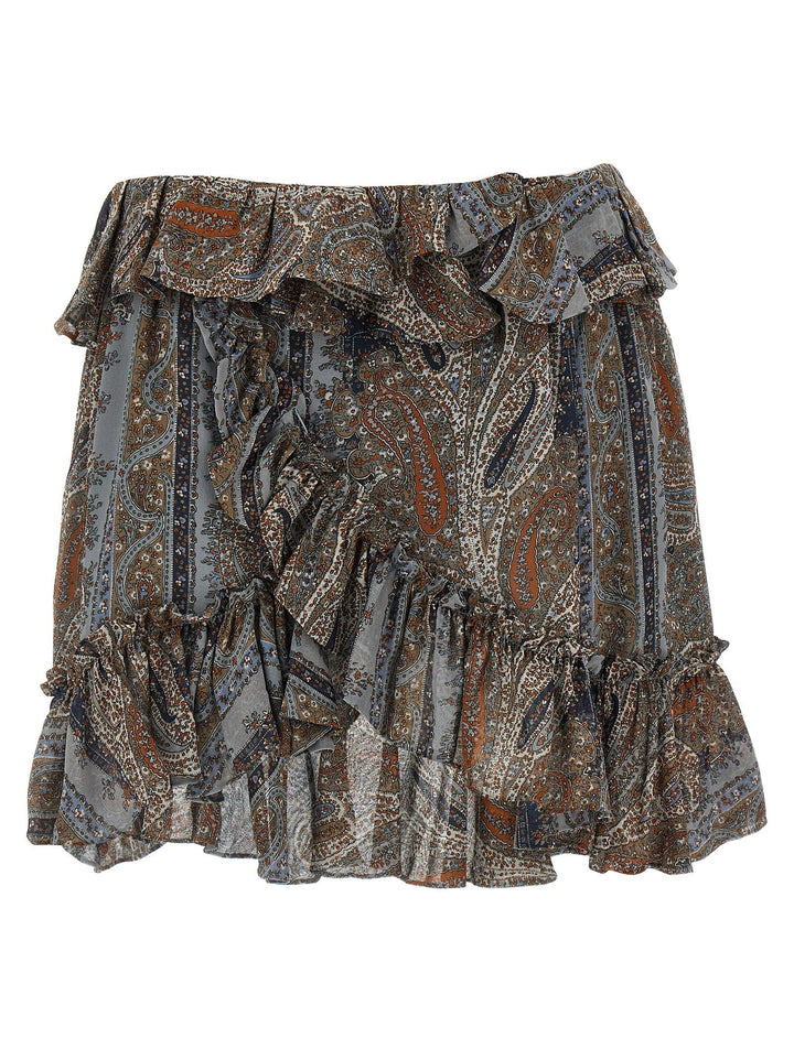 Saint Laurent Women All Over Print Skirt