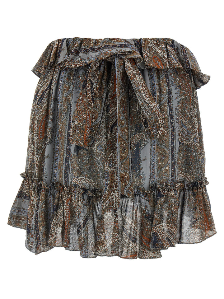 Saint Laurent Women All Over Print Skirt