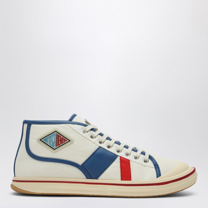 Bottega Veneta Men Eliot Sneakers In White/Red/Blue