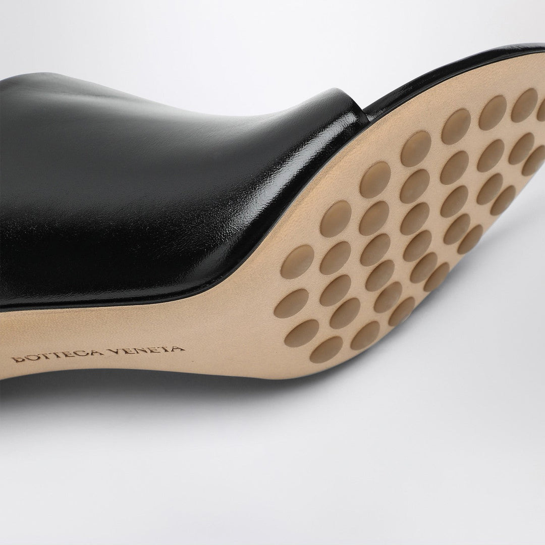 Bottega Veneta Women Black Leather Rana Mule