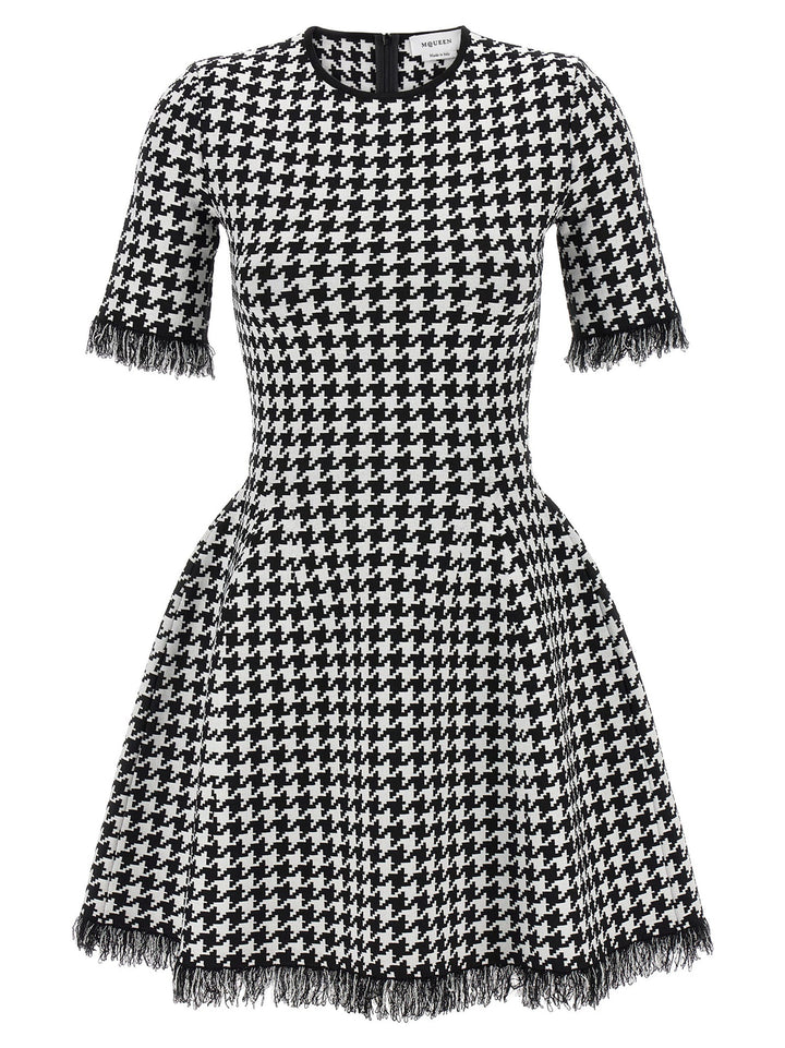Mcqueen Women Houndstooth Dress