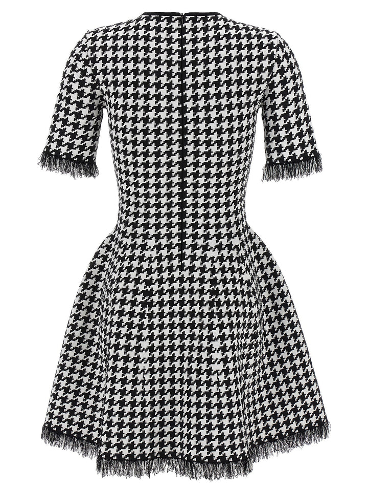 Mcqueen Women Houndstooth Dress