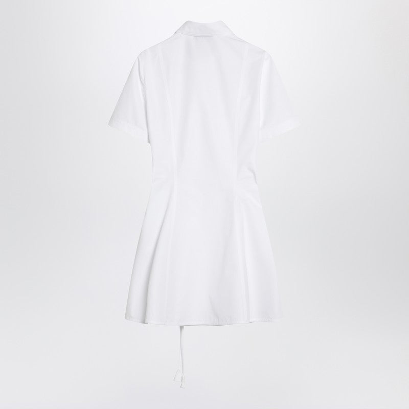 Gucci White Shirt Dress In Cotton Women