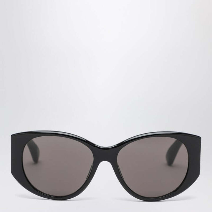 Balenciaga Nano Round Black Sunglasses Women