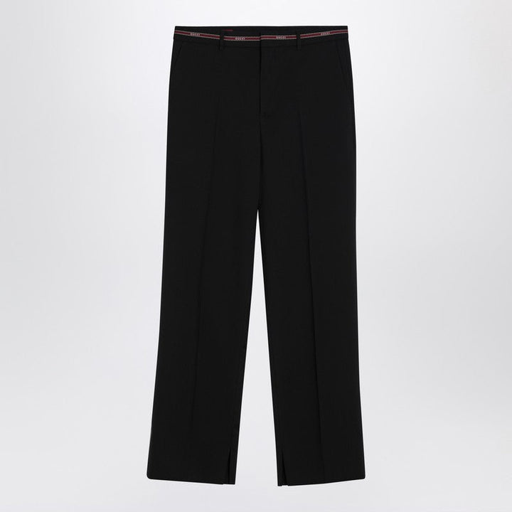 Gucci Blue Cotton Blend Pants Men