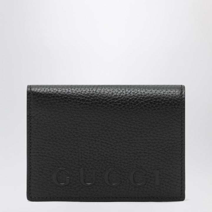 Gucci Black Zip Wallet With Logo Men