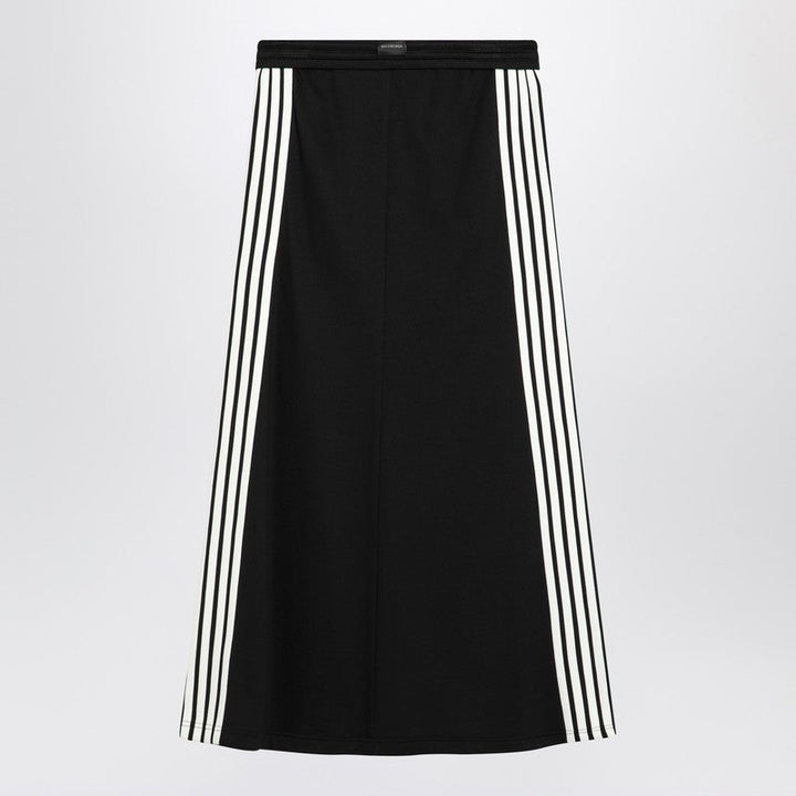 Balenciaga Long Black Skirt Loop Sports Icon Women