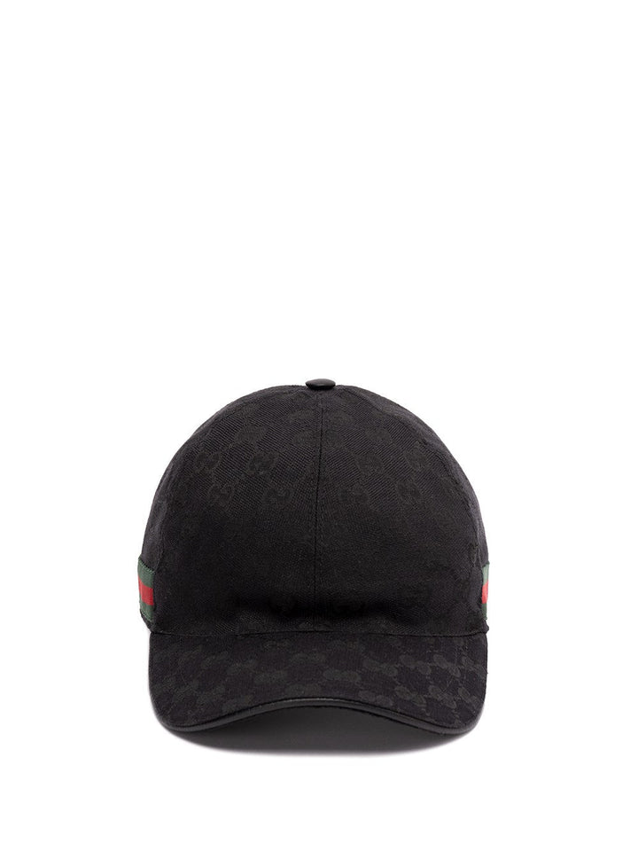 Gucci Women `Original Gg Canvas` Baseball Hat With `Web`
