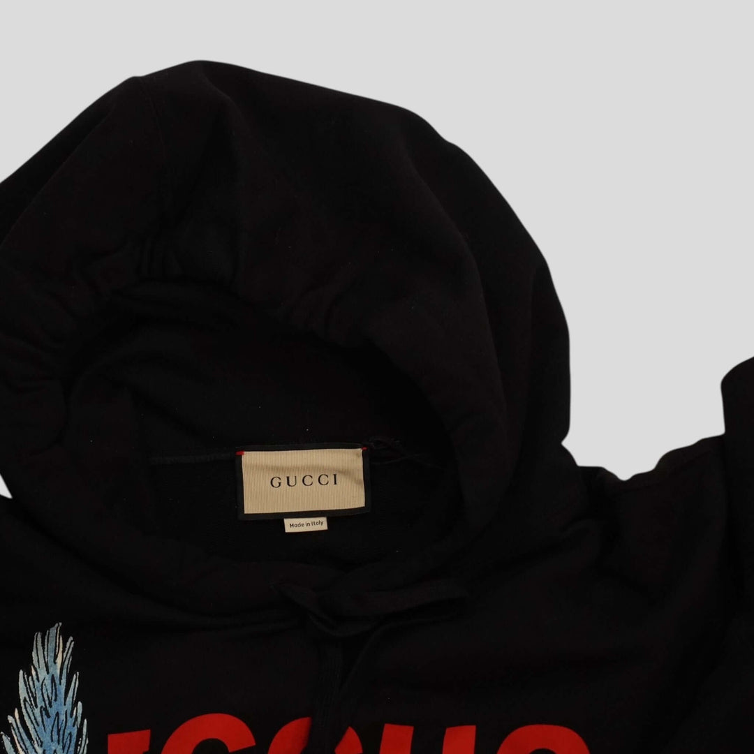 Gucci X Freya Hartas ICCUG Hoodie in Black