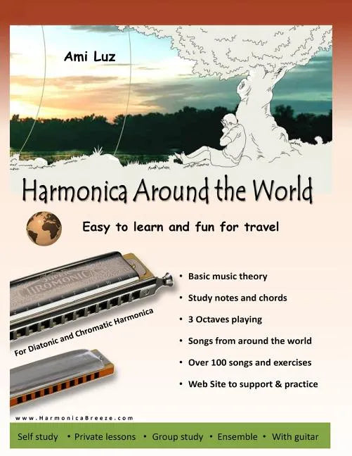 Harmonica Around the World: Easy to learn and fun for travel - Paperback