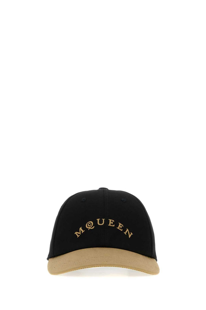 ALEXANDER MCQUEEN Two-Tone Cotton Baseball Cap for Men