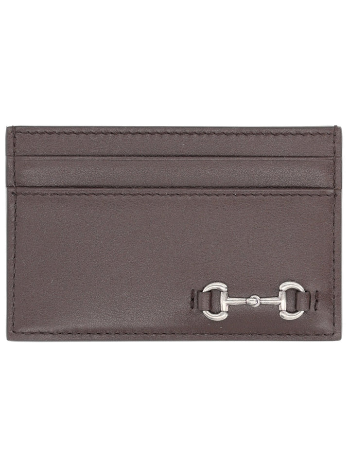 GUCCI Leather Card Holder for Men - Mini Accessory