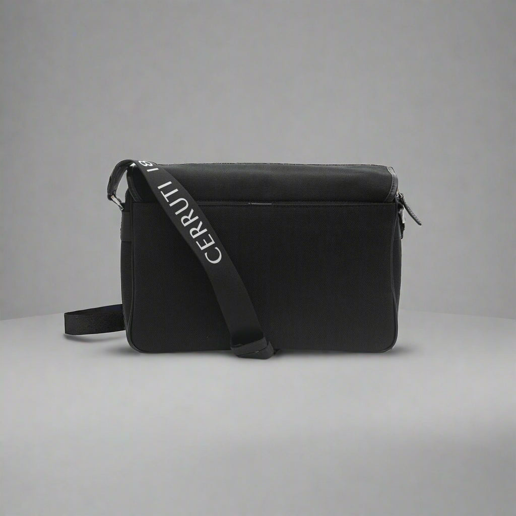Cerruti 1881 men's black Crossbody Bags
