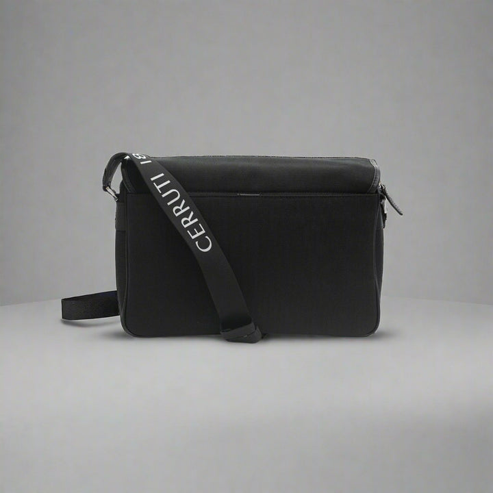 Cerruti 1881 men's black Crossbody Bags