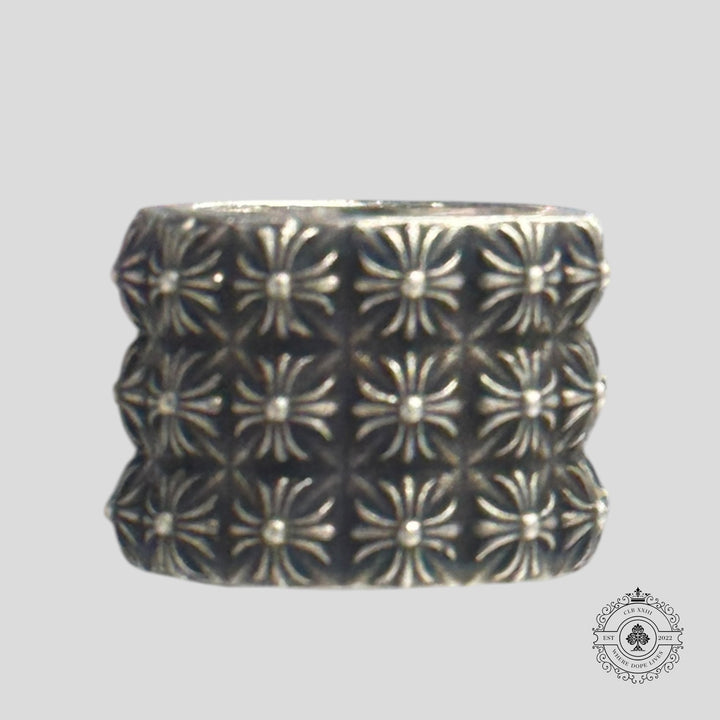 Chrome Hearts Pete Punk Triple Stack Ring