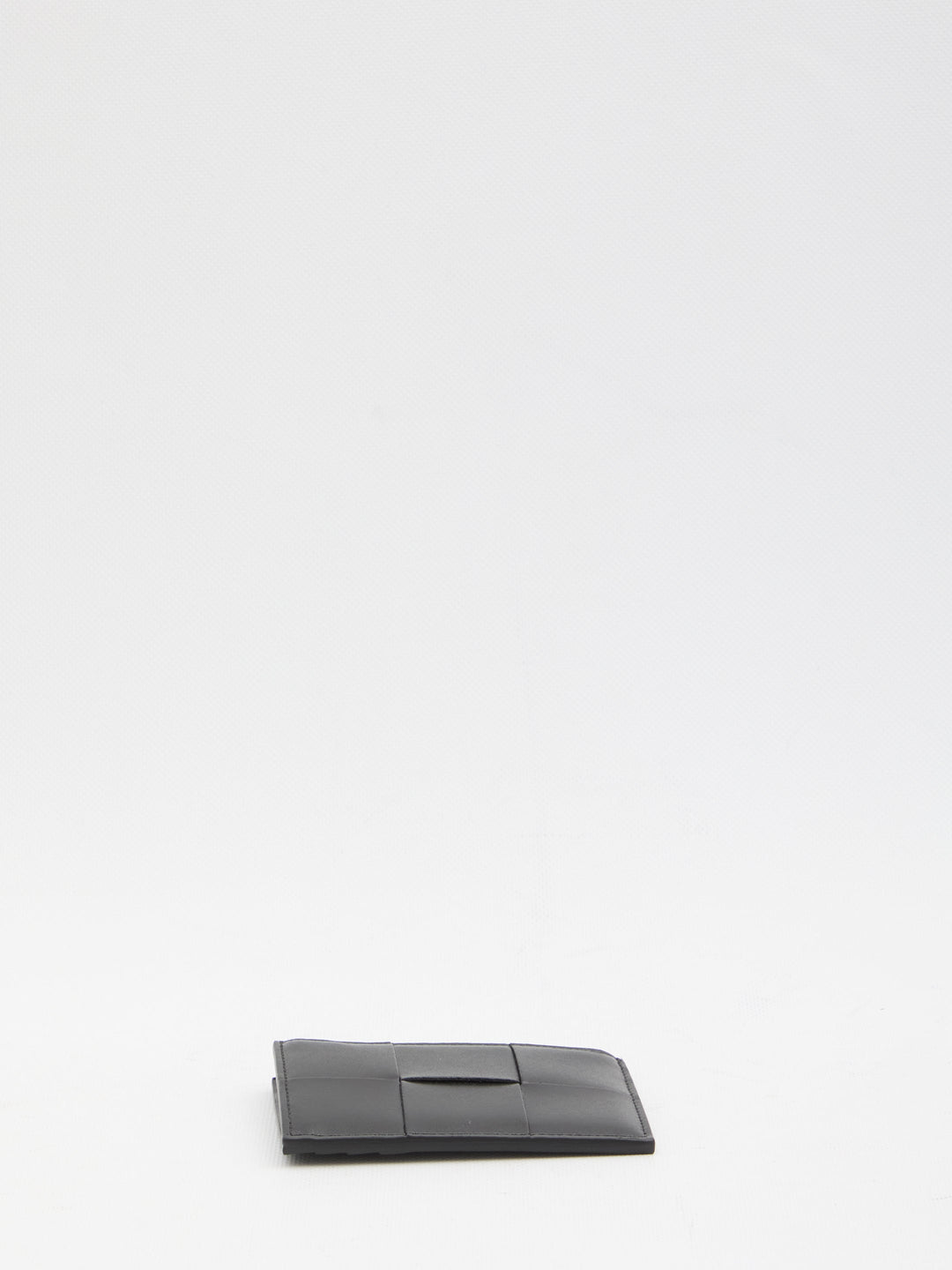 BOTTEGA VENETA Mini Leather Card Holder with Zippered Coin Pocket