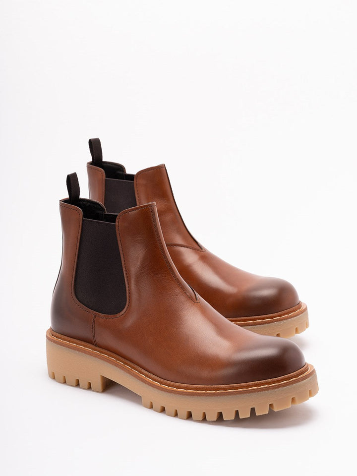 Prada Men Leather Ankle Boots