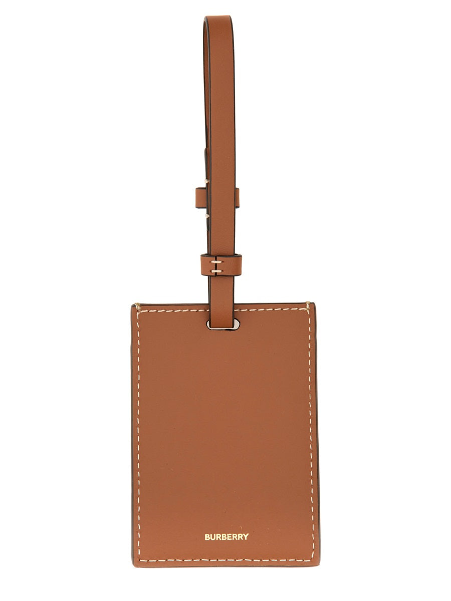 Burberry Unisex Nameplate "Porte Adresse" Check