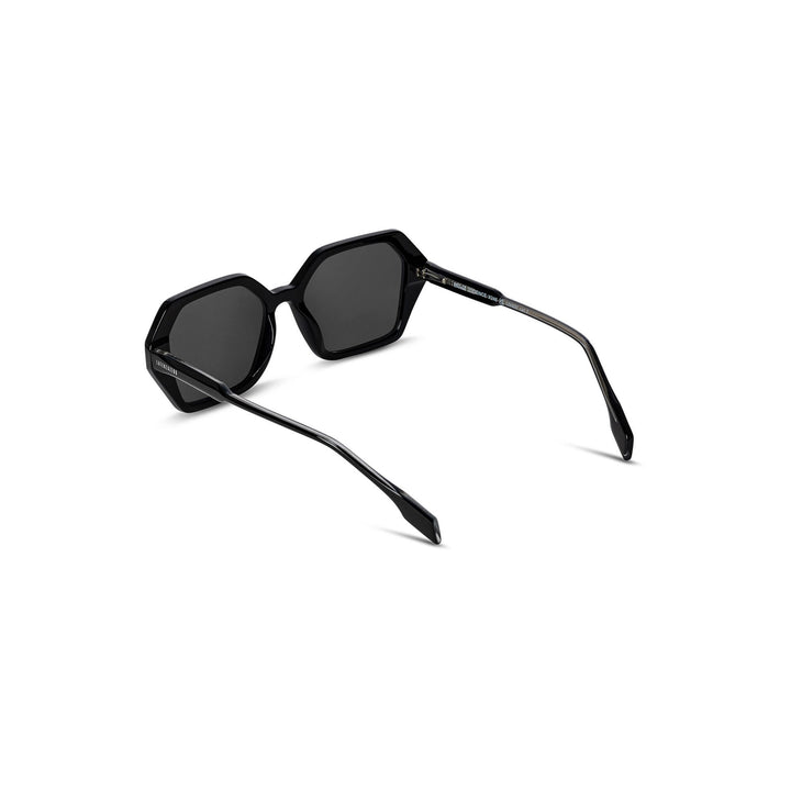 Black stylish Italian designed affordable sunglasses with UV protection.