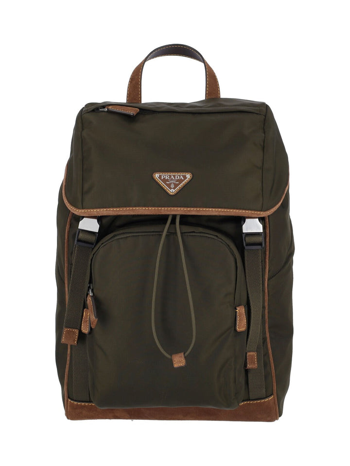 Prada Men Logo Backpack