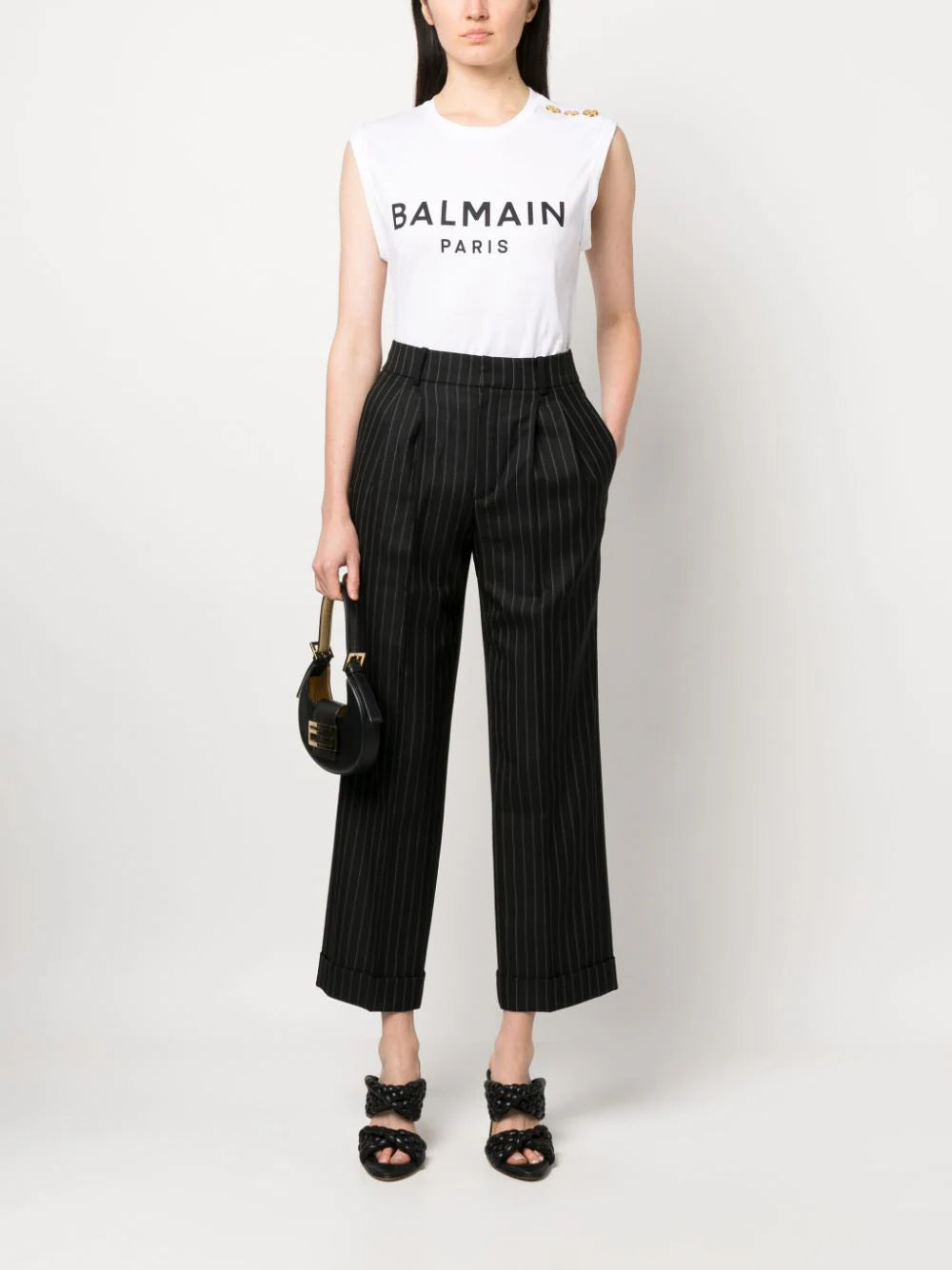 Balmain Women Printed Tank Top