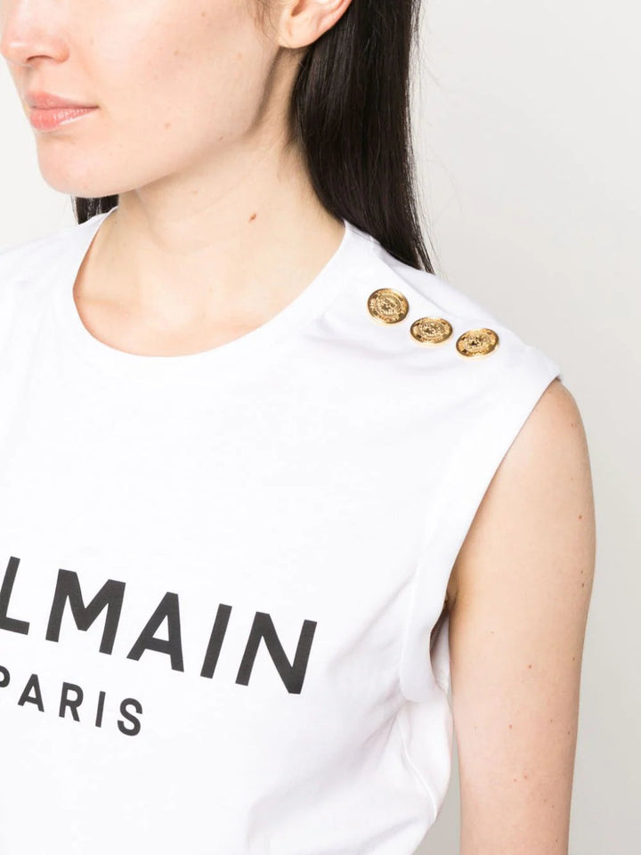 Balmain Women Printed Tank Top