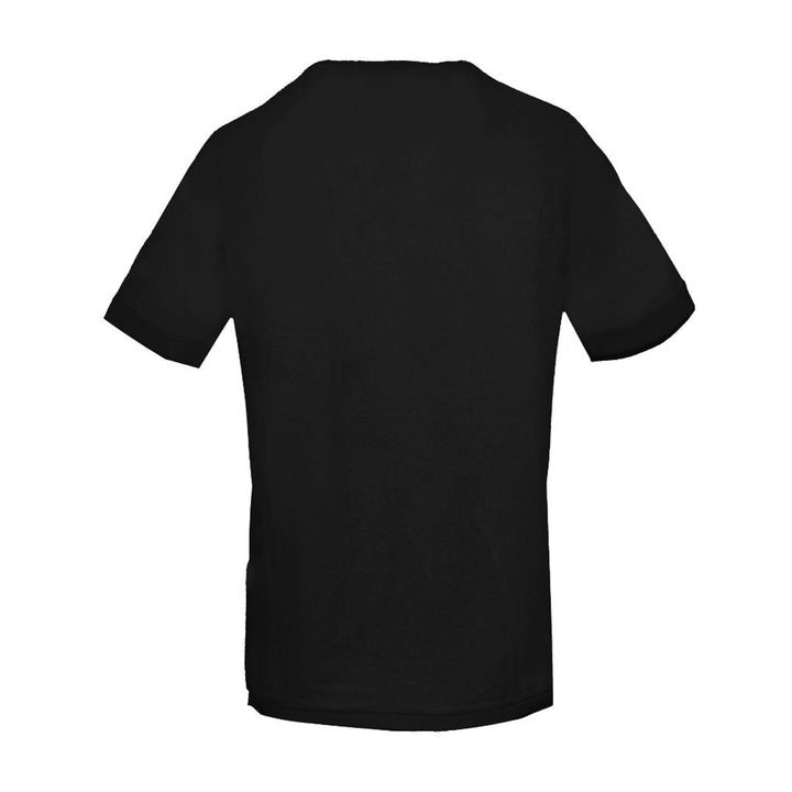 Zenobi men's black front logo T-shirts