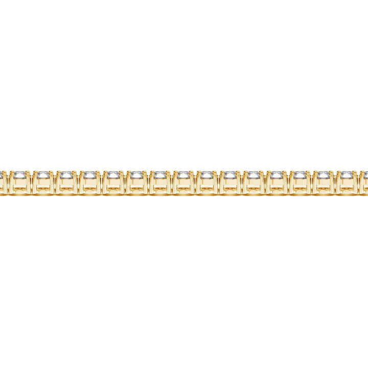 Lab Grown Round Diamond Tennis Bracelet in 14k Yellow Gold (7 cctw F/G  VS2/SI1)